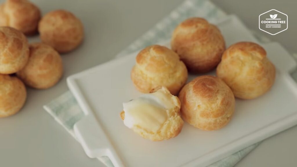 Delicious Double Cream puffsChoux Recipe