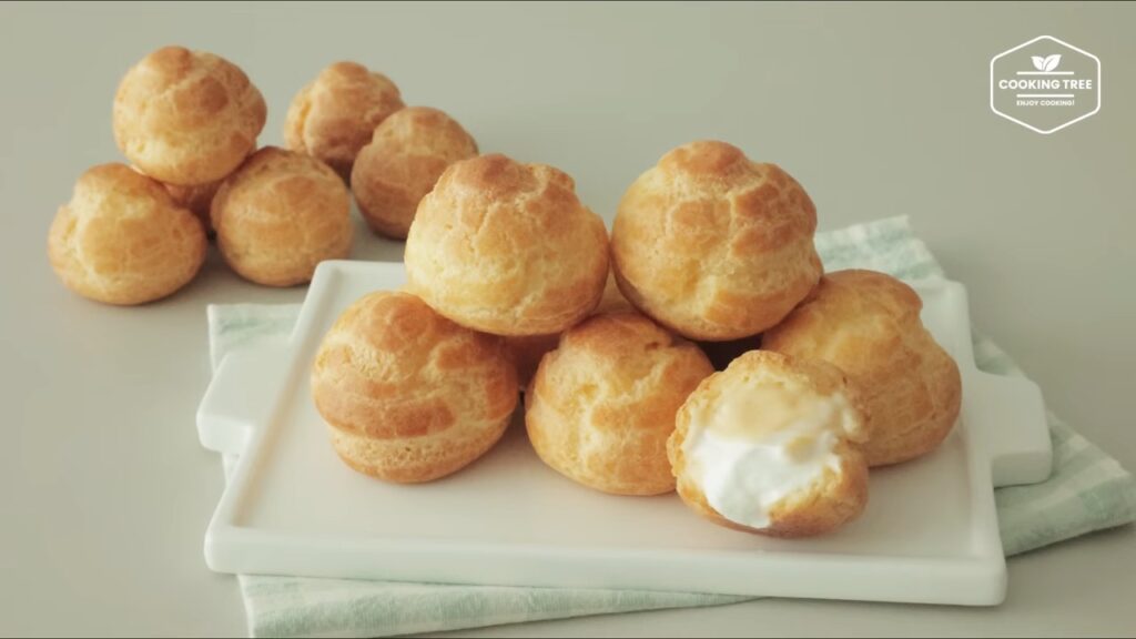 Delicious Double Cream puffsChoux Recipe