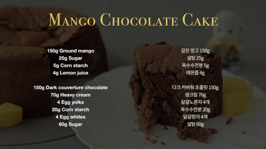 Rezept für Mango-Schokoladenkuchen 9 Mango Chocolate Cake Recipe