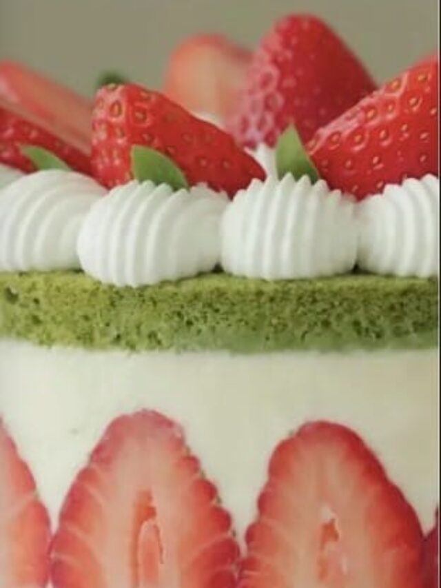 NoGelatin Christmas Strawberry Cake Recipe Cooking Tree