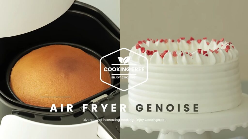 Air Fryer Sponge cake No oven Genoise Cooking tree