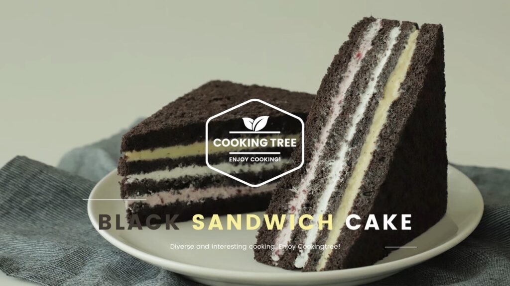 Black Chocolate Sandwich Cake Recipe Cooking tree