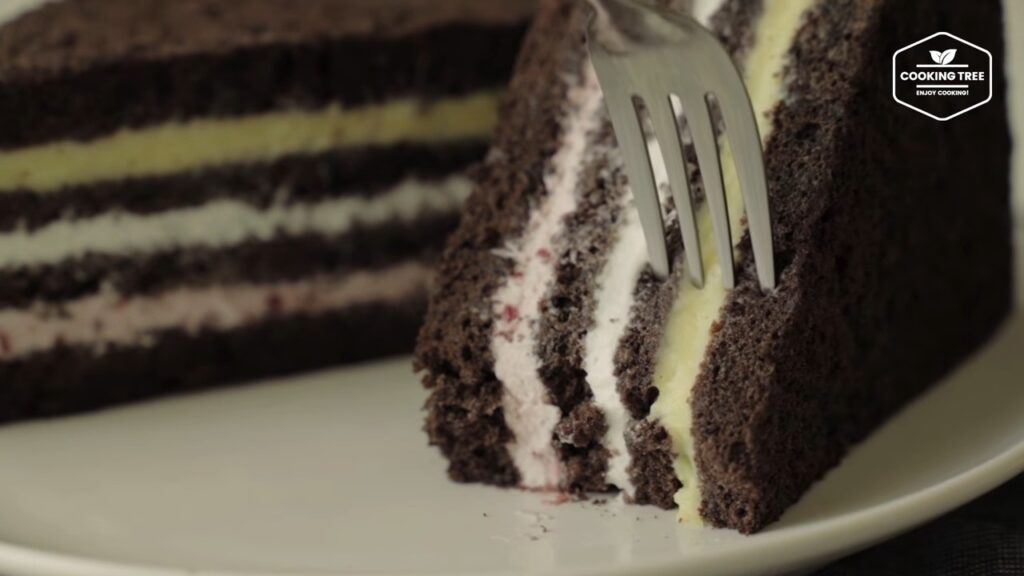 Black Chocolate Sandwich Cake Recipe Cooking tree