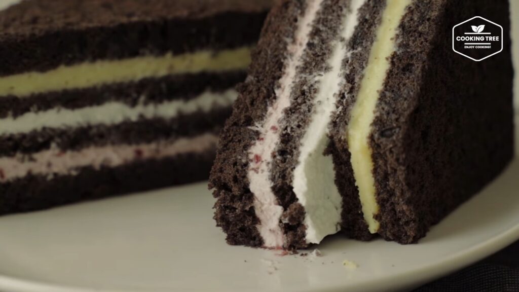 Black Chocolate Sandwich Cake Recipe Cooking tree