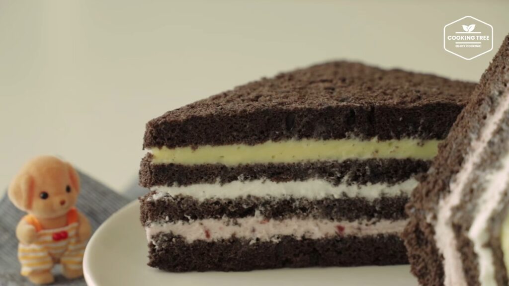 Black Chocolate Sandwich Cake Recipe Cooking tree