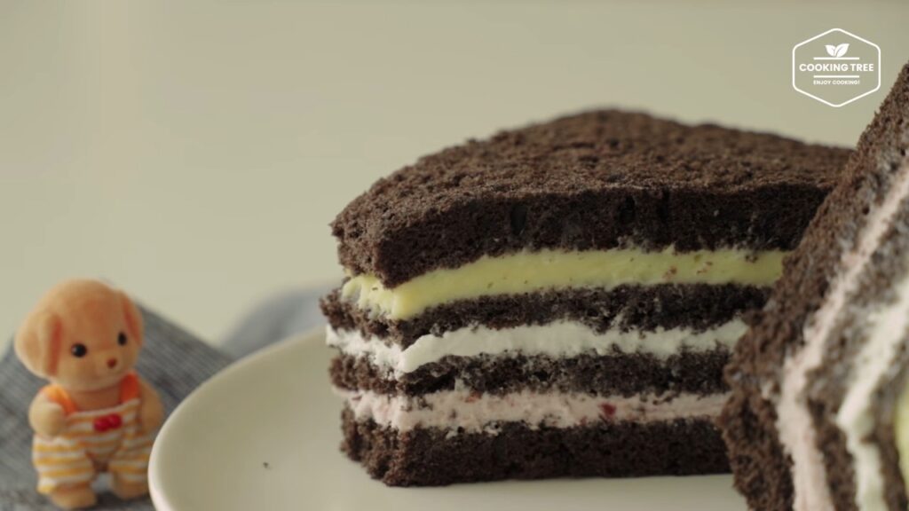 Black Chocolate Sandwich Cake Recipe Cooking tree