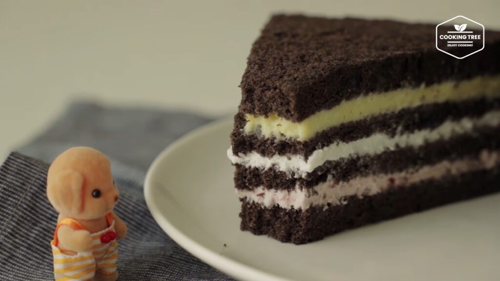 Black Chocolate Sandwich Cake Recipe Cooking tree