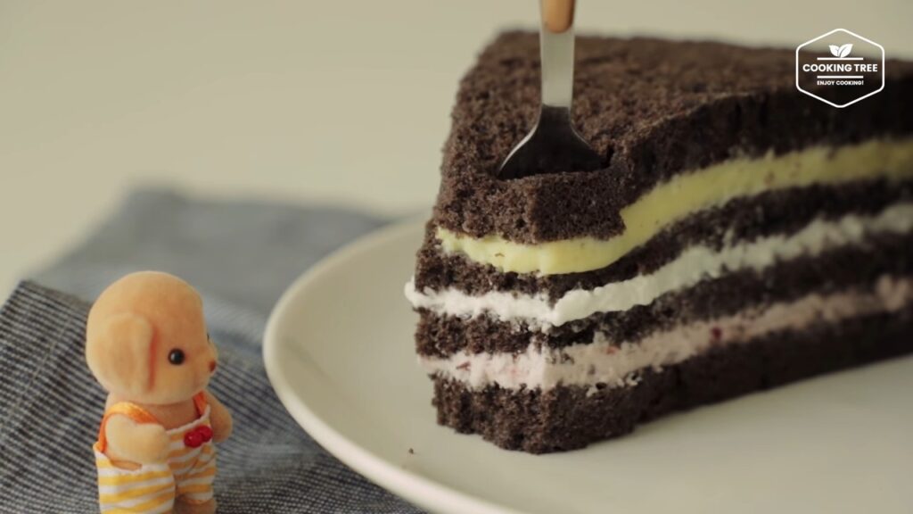 Black Chocolate Sandwich Cake Recipe Cooking tree