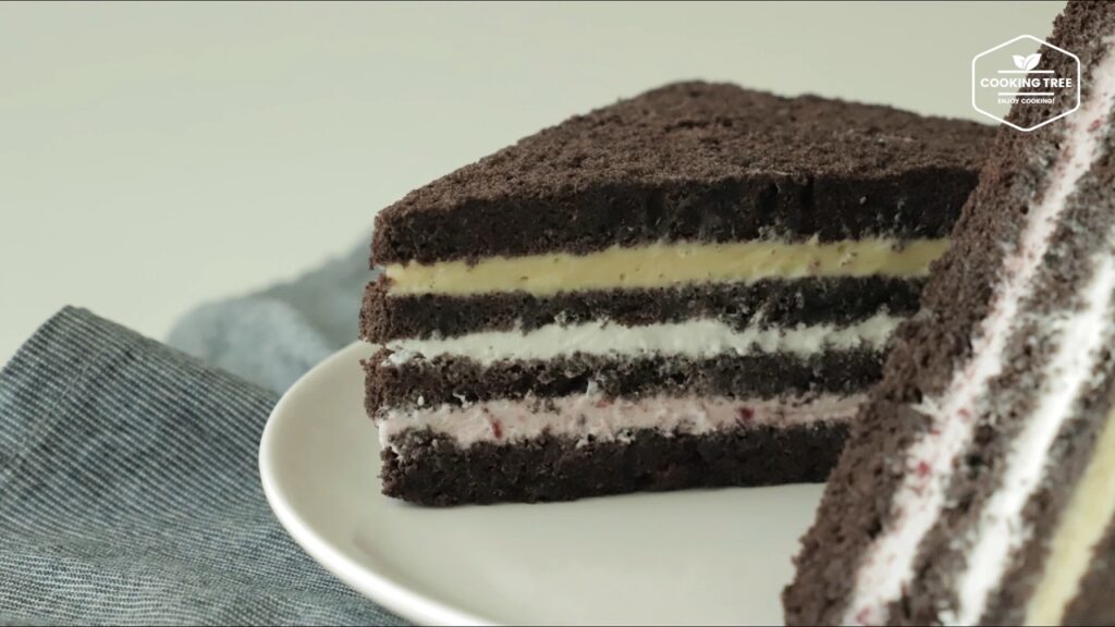 Black Chocolate Sandwich Cake Recipe Cooking tree