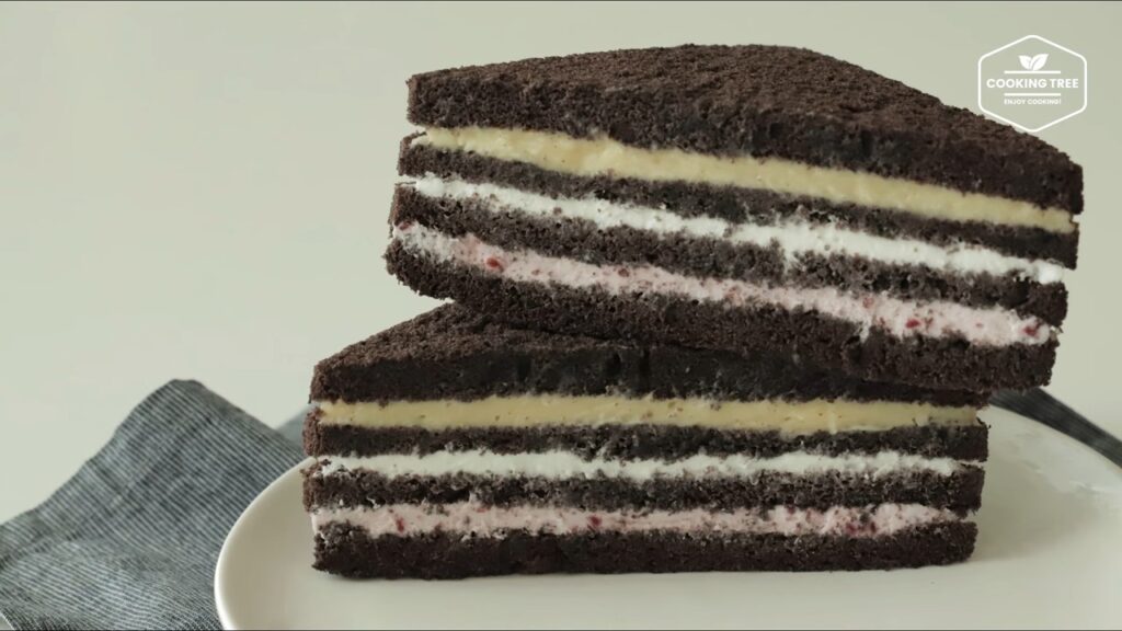 Black Chocolate Sandwich Cake Recipe Cooking tree