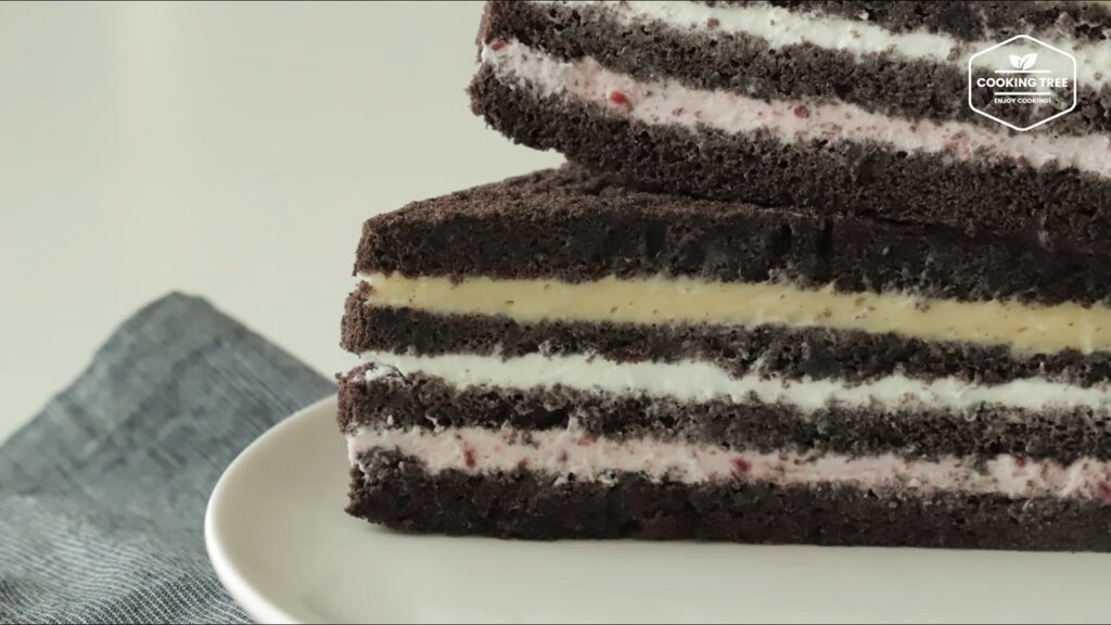 Black Chocolate Sandwich Cake Recipe Cooking tree