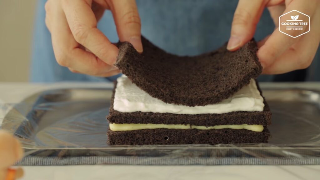 Black Chocolate Sandwich Cake Recipe Cooking tree