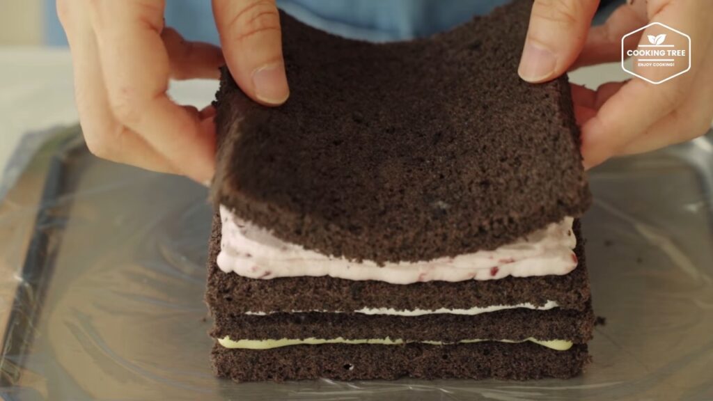 Black Chocolate Sandwich Cake Recipe Cooking tree