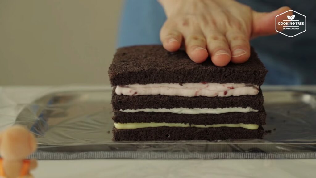 Black Chocolate Sandwich Cake Recipe Cooking tree