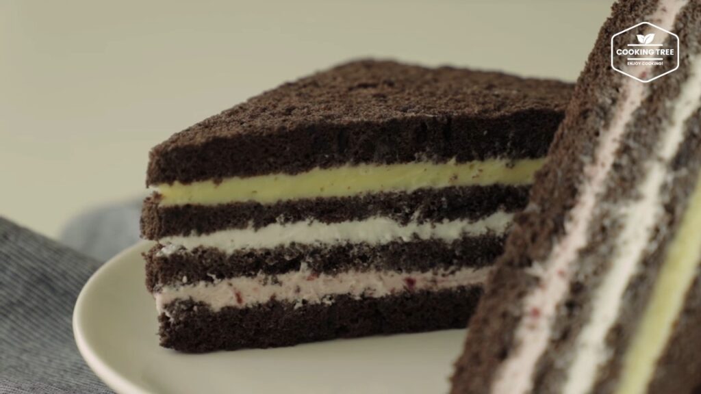 Black Chocolate Sandwich Cake Recipe Cooking tree