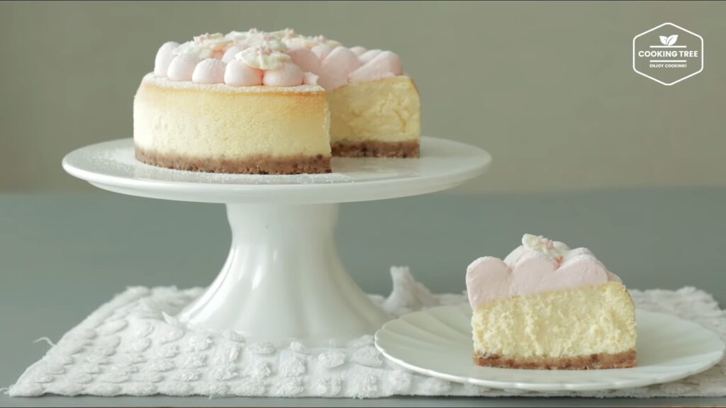 Cherry blossom Souffle Cheesecake Recipe Cooking tree