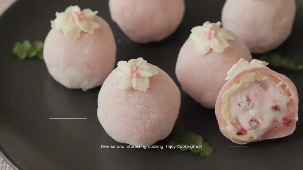 Cherry blossom Strawberry Rice cake Recipe Cooking tree