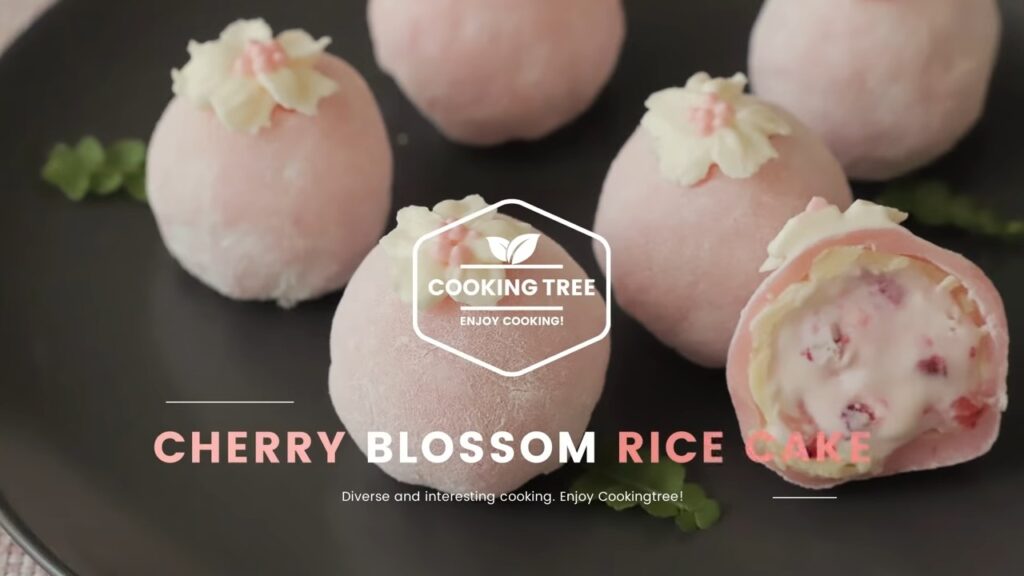 Cherry blossom Strawberry Rice cake Recipe Cooking tree