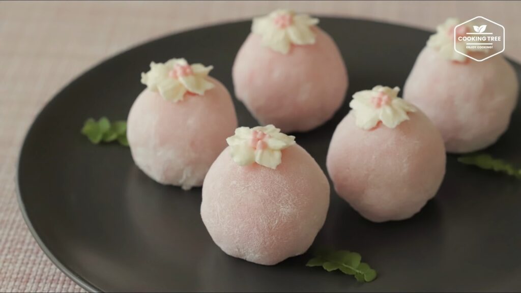 Cherry blossom Strawberry Rice cake Recipe Cooking tree