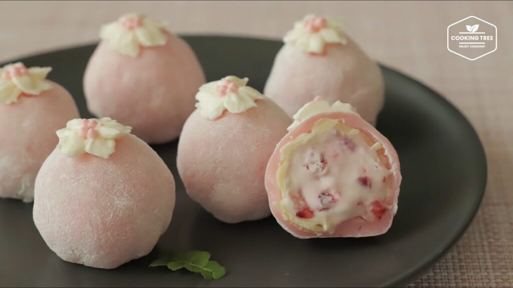 Cherry blossom Strawberry Rice cake Recipe Cooking tree