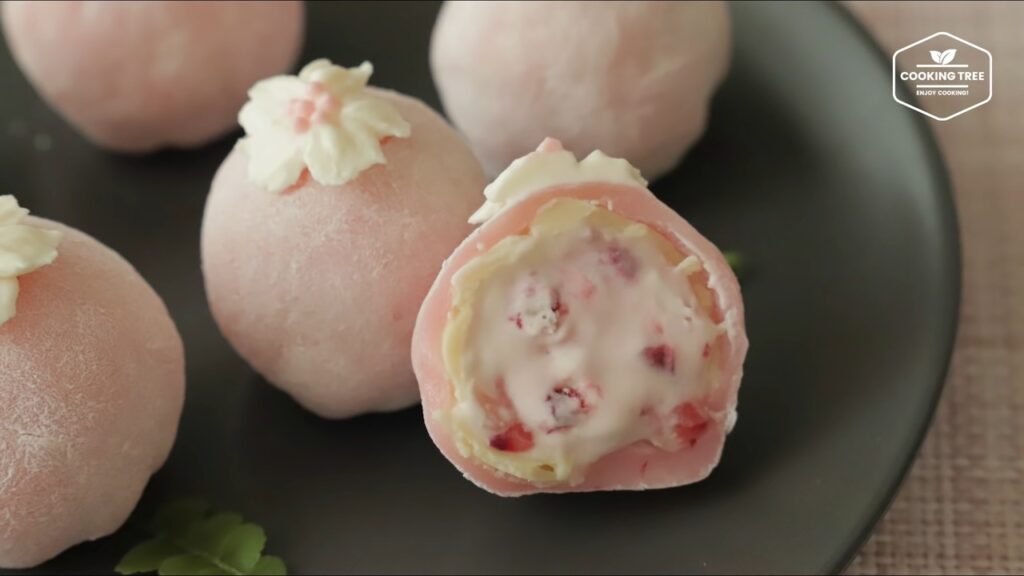 Cherry blossom Strawberry Rice cake Recipe Cooking tree