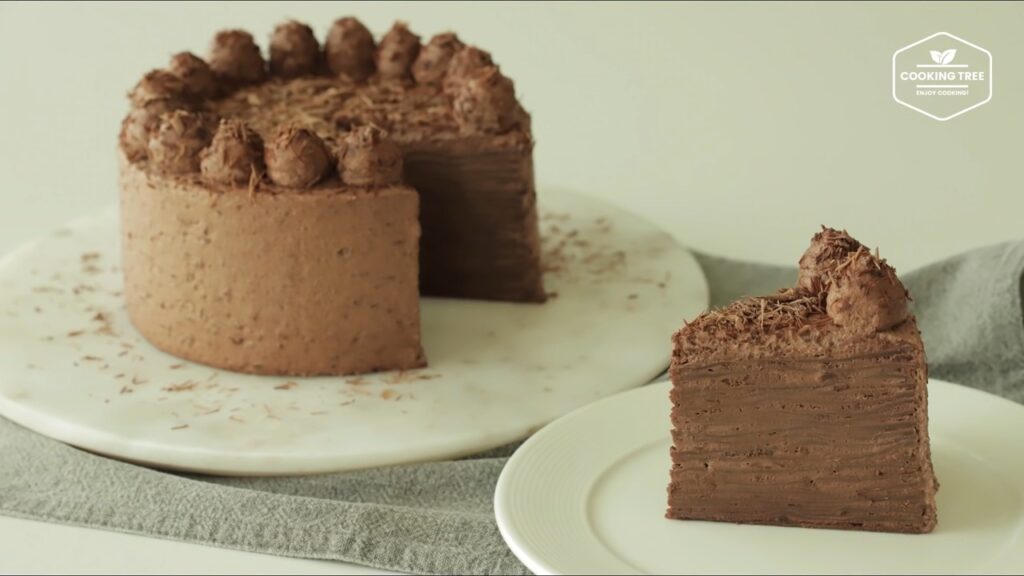 Chocolate Crepe Cake Recipe Cooking tree