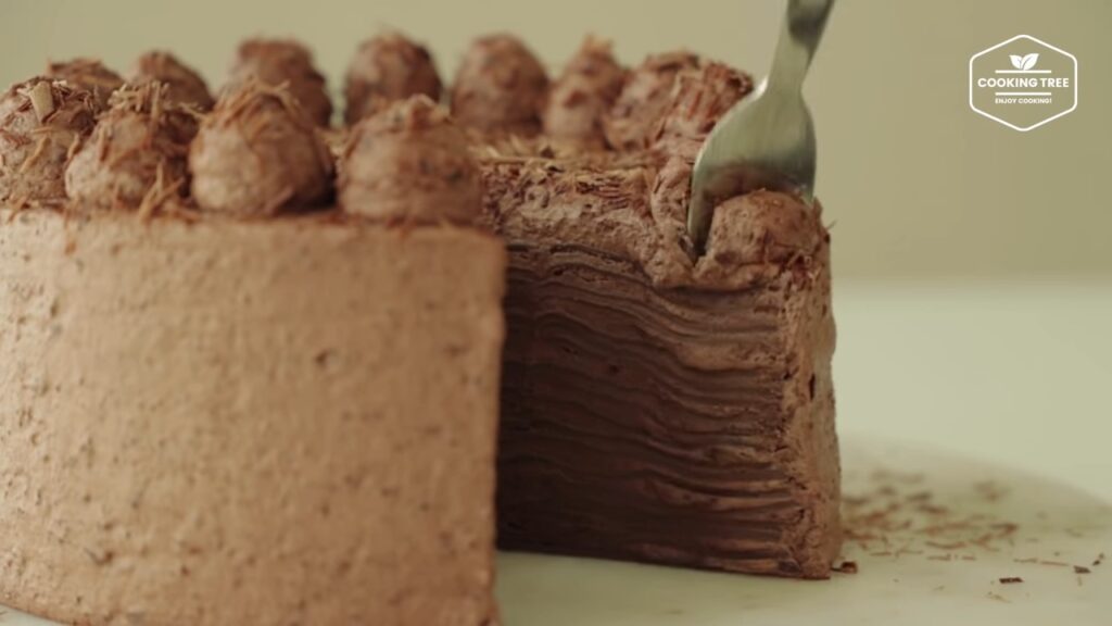 Chocolate Crepe Cake Recipe Cooking tree