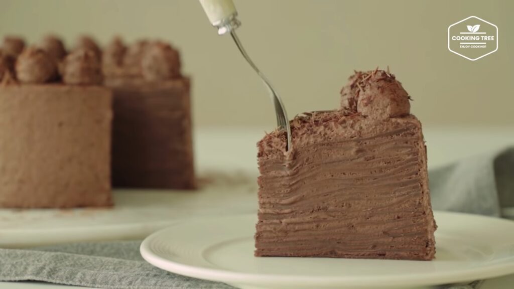 Chocolate Crepe Cake Recipe Cooking tree