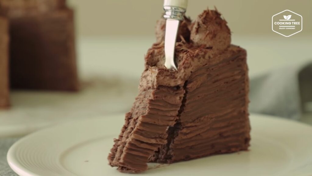 Chocolate Crepe Cake Recipe Cooking tree
