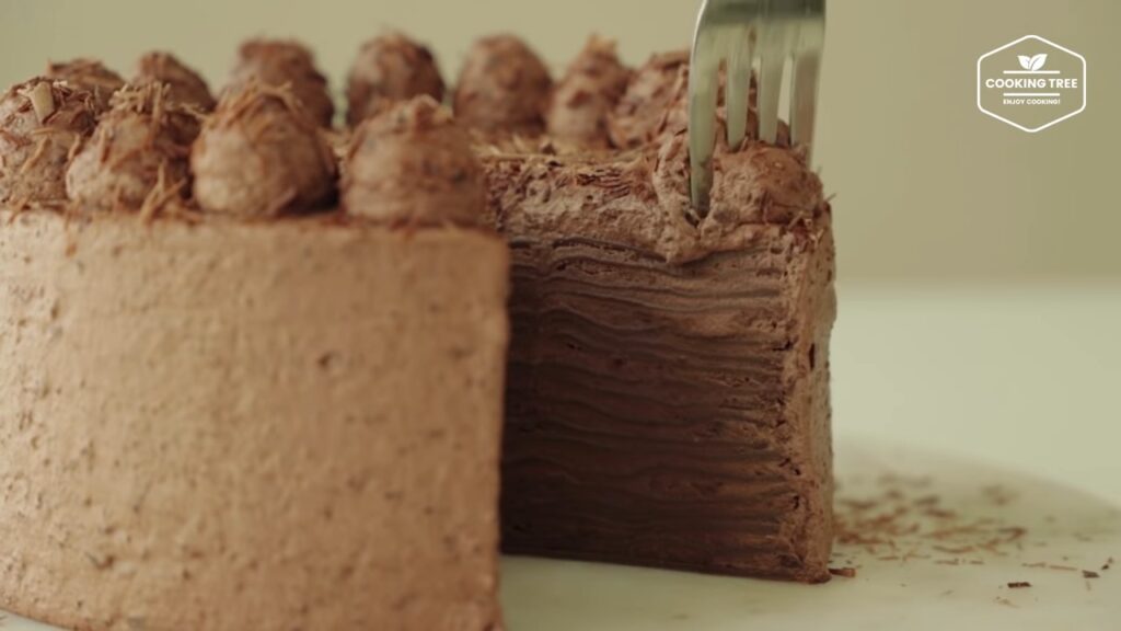 Chocolate Crepe Cake Recipe Cooking tree