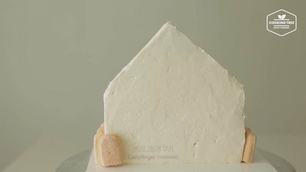 House shaped Tiramisu Cake Recipe