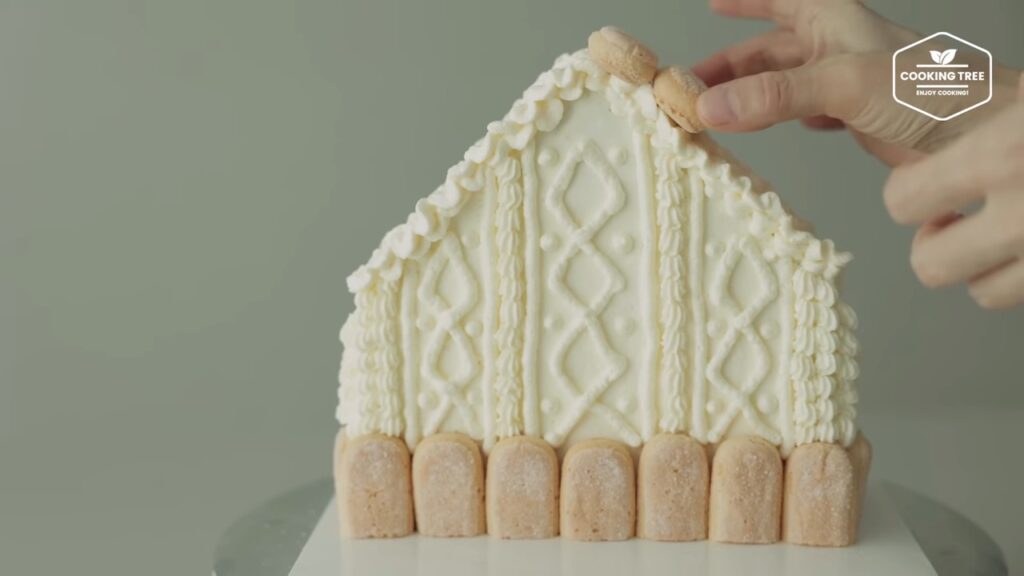 House shaped Tiramisu Cake Recipe