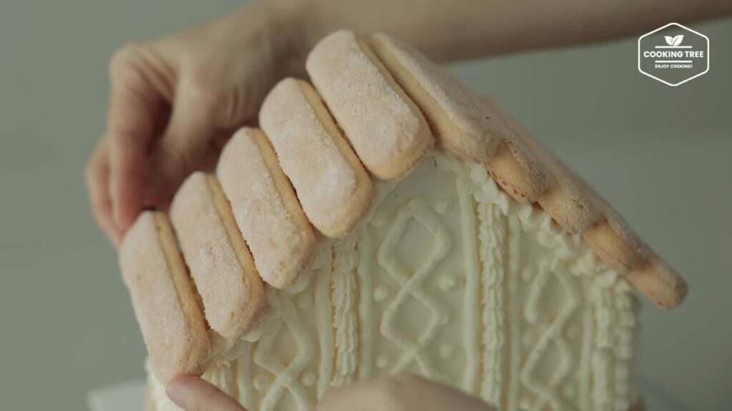 House shaped Tiramisu Cake Recipe