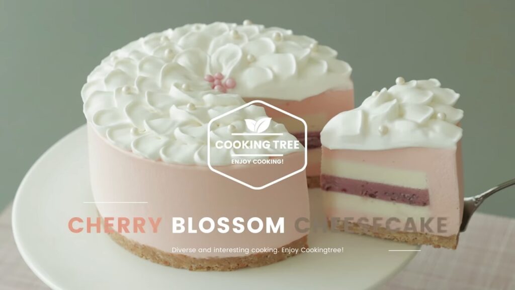 No Bake Cherry blossom Cheesecake Recipe Cooking tree