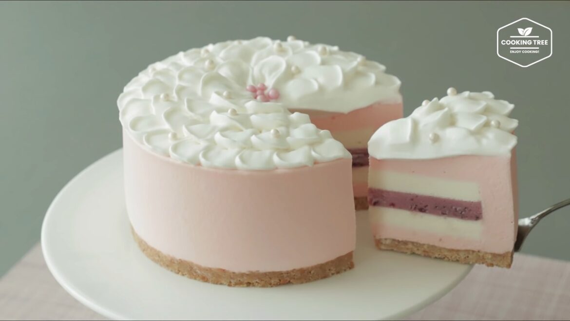 No Bake Cherry blossom Cheesecake Recipe Cooking tree No Bake Cherry blossom Cheesecake Recipe Cooking tree
