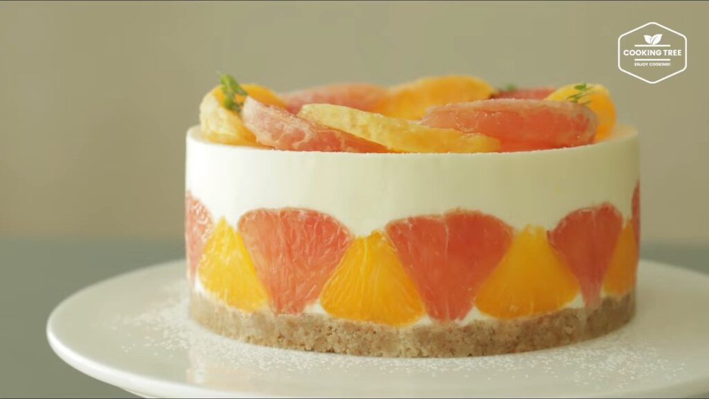 No Bake Grapefruit Orange Cheesecake Recipe Cooking tree