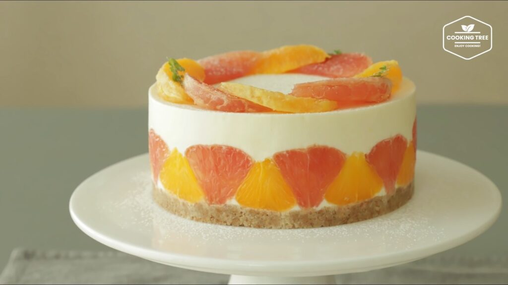 No Bake Grapefruit Orange Cheesecake Recipe Cooking tree