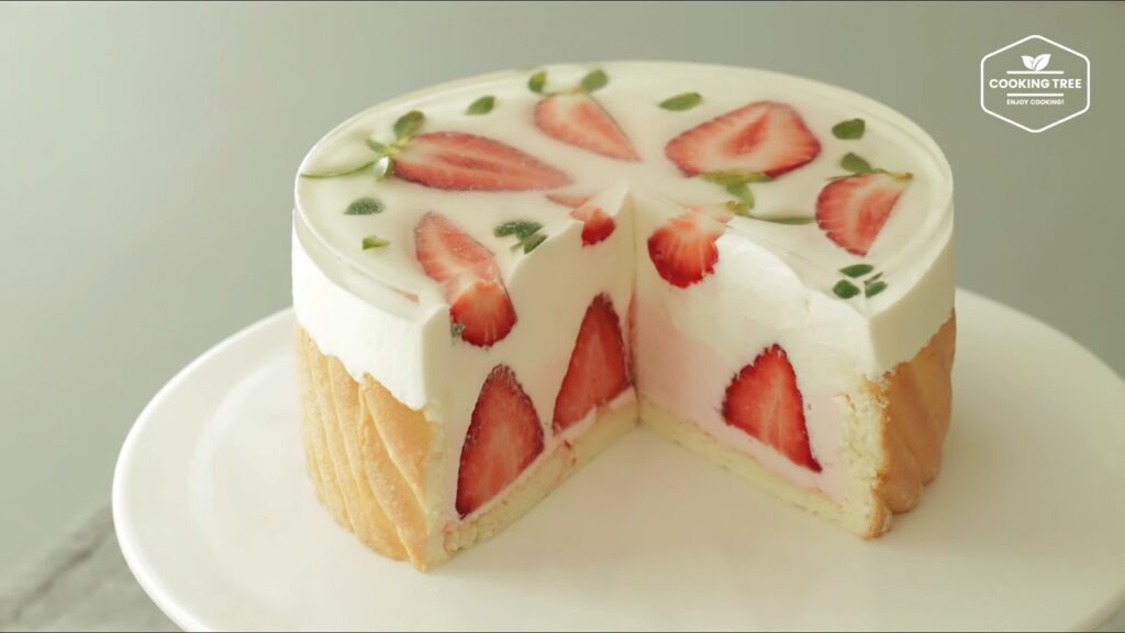 Strawberry Charlotte Cake Recipe Cooking tree