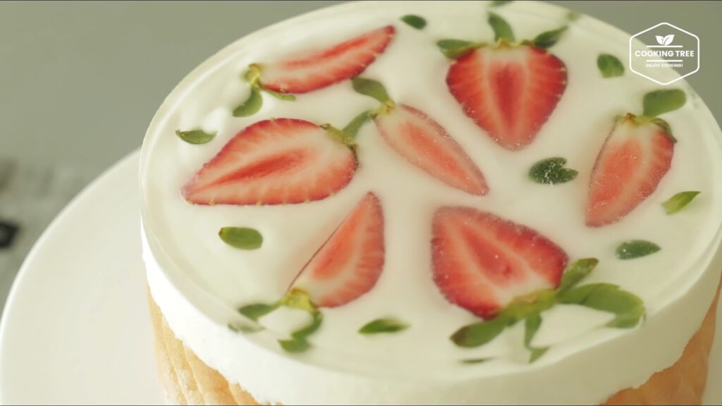 Strawberry Charlotte Cake Recipe Cooking tree