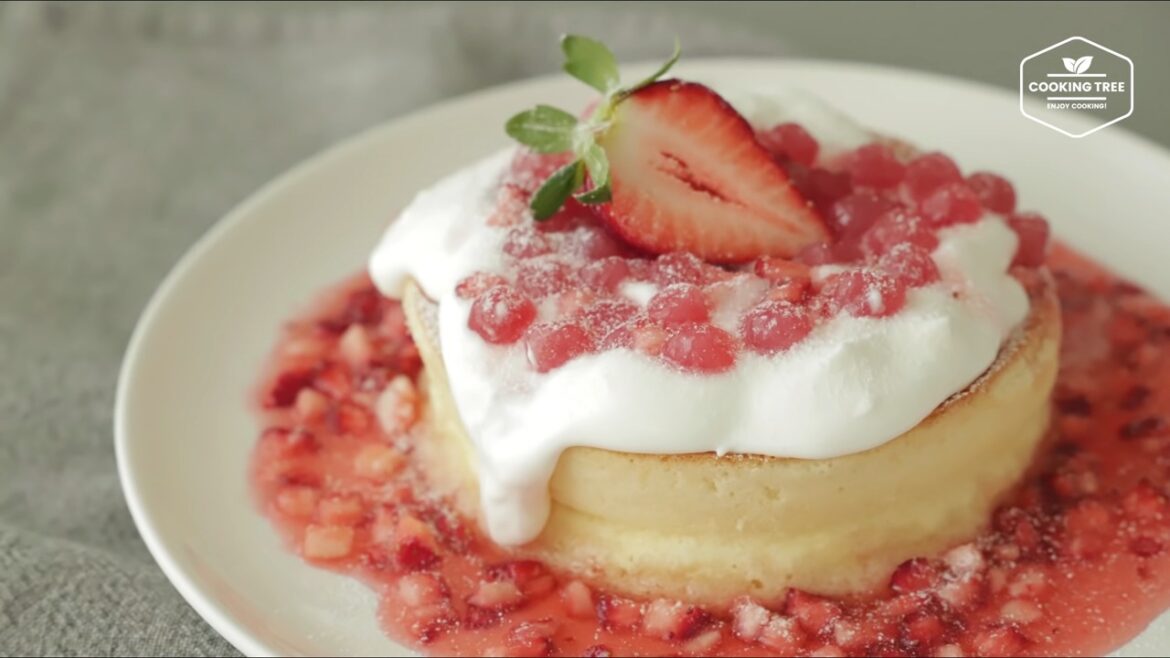 Strawberry Souffle Pancake Recipe Cooking tree