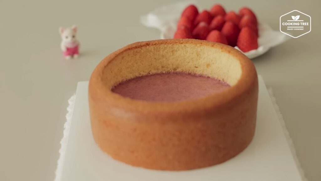 Strawberry Yogurt Mousse Cake Recipe