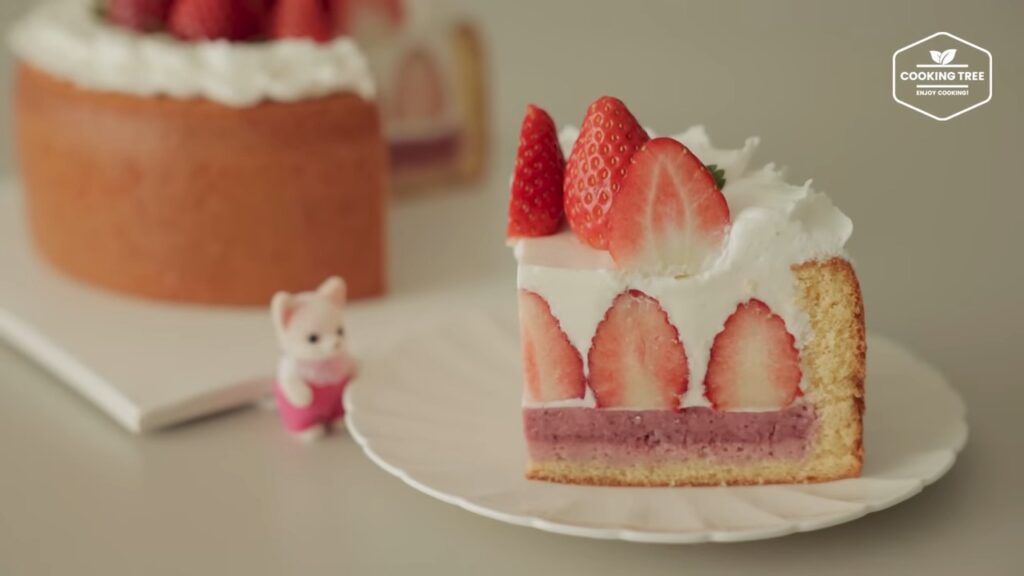 Strawberry Yogurt Mousse Cake Recipe