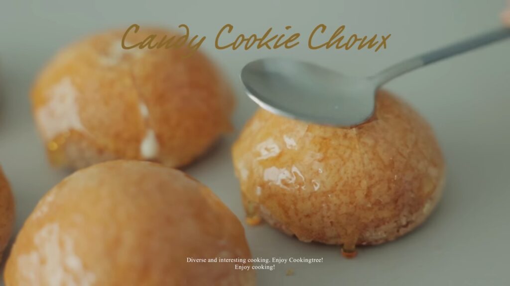 Candy Cookie Choux Cream Puffs Choux Au Craquelin Recipe Cooking tree