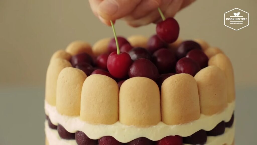 Cherry Charlotte Cake Recipe Cooking tree