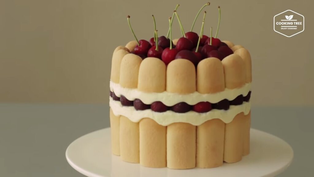 Cherry Charlotte Cake Recipe Cooking tree