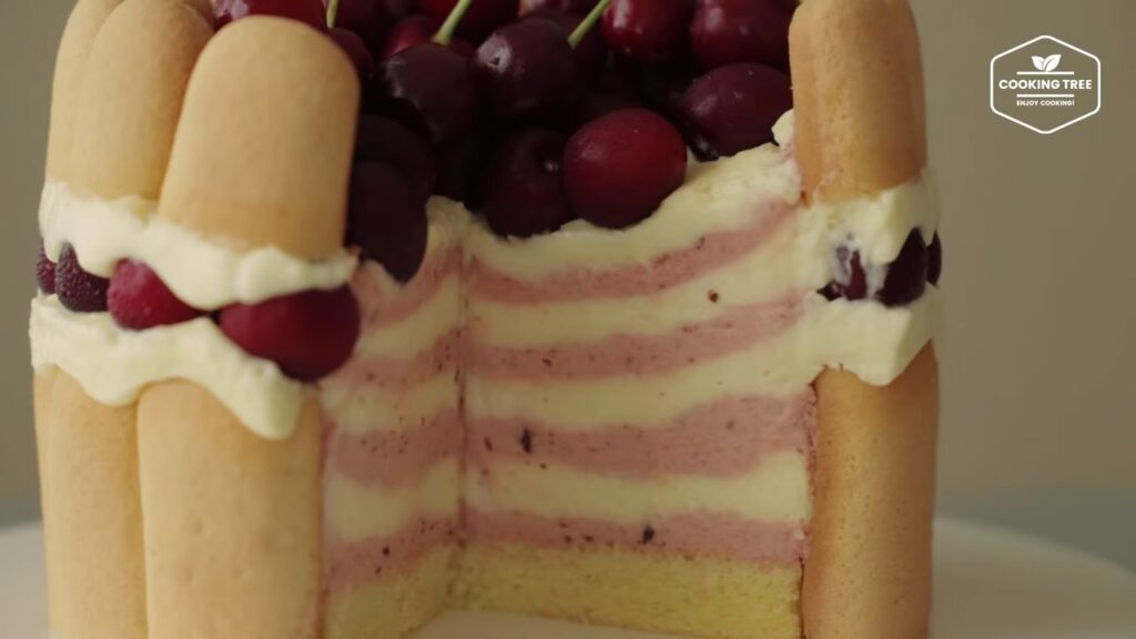 Cherry Charlotte Cake Recipe Cooking tree