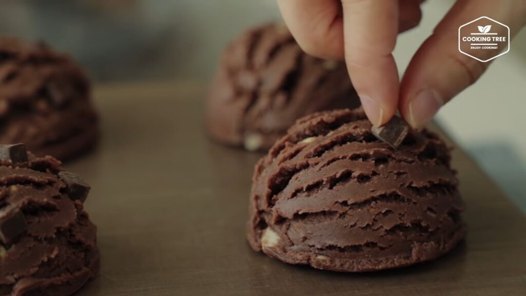 Chocolate Chip Ice cream Scoop Cookies Cooking tree