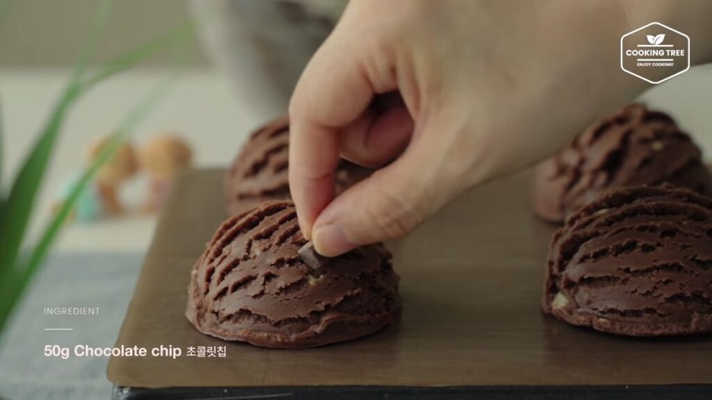 Chocolate Chip Ice cream Scoop Cookies Cooking tree