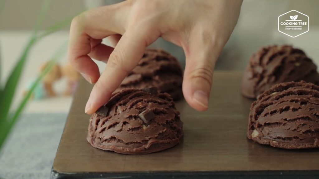 Chocolate Chip Ice cream Scoop Cookies Cooking tree