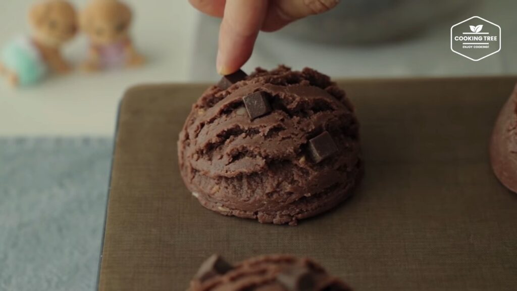 Chocolate Chip Ice cream Scoop Cookies Cooking tree